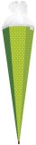 Roth Schultüte Bastelset Punkte - hellgrün, sechseckig, 85 cm Rot(h)-Spitze (100% fester) Punkte