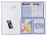Franken Schreibtafel ECO - 120 x 90 cm, emailliert Inkl. Wandbefestigung und Ablageschale emailliert