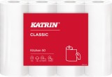 KATRIN® Küchenrolle Classic - 23 x 22,5 cm, 2-lagig, weiß, 4 Rollen je 50 Blatt Küchenrolle