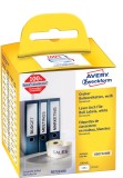 Avery Zweckform® Rollen-Etiketten Ordner - 59 x 190 mm, weiß, permanent, 110 Etiketten 59 x 190 mm