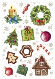 Herma 15072 Sticker DECOR Weihnachtszeit Weihnachtsetiketten Weihnachtszeit bunt permanent haftend