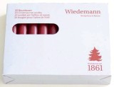 Wiedemann Christbaumkerze - bordeaux, 20 Stück Christbaumkerze bordeaux 10,5 cm 1,25 cm 20 Stück