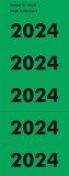 Inhaltsschilder 2024 - selbstklebend, 100 Stück, grün Inhaltsschilder grün 2024 57 mm 28 mm