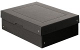Falken Aufbewahrungsbox - A4, 100 mm, schwarz Aufbewahrungsbox schwarz 240 x 100 x 320 mm Karton