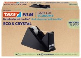 tesa® Tischabroller Easy Cut® Economy - für Rollen bis 33m : 19mm, schwarz, 100% Recycling-Plastik