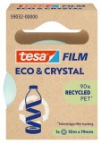 tesa® Klebefilm PET Eco & Crystal - 19mm x 10m, kristallklar Klebefilm 19 mm 10 m 26 mm