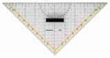 Rumold Geometrie-Dreieck - 320 mm, Schneidekante, Griff Geometrie-Dreieck 320 mm mit Griff