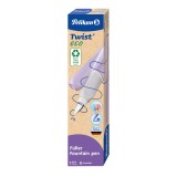 Pelikan® Füller Twist® Eco - Feder M, lavendel Füllhalter Rechts- und Linkshänder geeignet. M