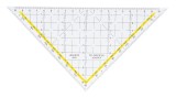Aristo Zeichendreieck TZ-Dreieck®, Plexiglas® ohne Griff, 225 mm, glasklar Geometrie-Dreieck