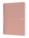Oxford My Rec’Up Spiralbuch - A4, 90 Blatt, liniert, rosa Collegeblock A4 liniert 7 mm 80 g/qm 90