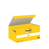 Post-it® Haftnotizblock - 38 x 51 mm, gelb, 12x 100 Blatt Karton Haftnotiz gelb 38 mm 51 mm