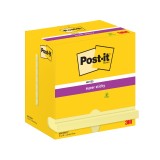 Post-it® SuperSticky Haftnotizblock Super Sticky - 76 x 127 mm, gelb, 12x 90 Blatt Karton Haftnotiz