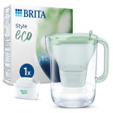 BRITA® Wasserfilter-Kanne Style eco - hellgrün, inkl. MX PRO Wasserfilter 2,4 Liter