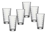 Ritzenhoff & Breker Longdrinkglas Favo klar  - 400 ml, 6 Stück Longdrinkglas Favo 400 ml 14 cm Glas