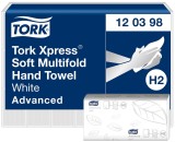 Tork® Xpress® Multifold Handtücher - 2-lagig, weiß, 21x 180 Tücher Falthandtuch 2-lagig keine