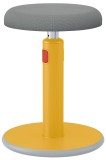 Leitz Aktiv Sitz- und Stehhocker Ergo Cosy - höhenverstellbar, gelb Bürohocker gelb Stoff 370 mm