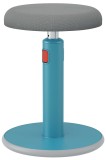 Leitz Aktiv Sitz- und Stehhocker Ergo Cosy - höhenverstellbar, blau Bürohocker blau Stoff 370 mm