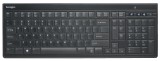 Kensington® Advance Fit Slim Wireless Tastatur - flach, schwarz Tastatur schwarz Nano-USB 43 cm