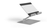 Durable Tablet Ständer RISE - bis 13, Aluminium, silber für Tablets und Smartphones Tisch