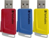 Verbatim USB 3.2 Stick 16GB, StorenClick, rot-blau-gelb USB Stick 16 GB USB 3.2 80 MB/s 25 MB/s