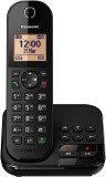 Panasonic Komfort-Telefon KX-TGC420GB - schnurlos, schwarz Telefon schwarz
