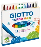 GIOTTO Faserschreiber Turbo Glitter - 10 Farben sortiert Faserschreiberetui 10 Farben sortiert