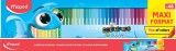 Maped® Faserschreiber ColorPeps Ocean - 48er Kartonetui Faserschreiberetui 48 Farben sortiert 2 mm