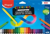 Maped® Farbstiftetui ColorPeps Infinity - 24er Kartonetui Farbstiftetui 24 Farben sortiert weich
