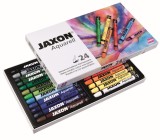 JAXON® Aquarellkreide - 24er Farbkartonetui Aquarellkreide sortiert rund 8 mm 92 mm