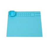 WEDO® Malmatte Set - 50,5 x 40,3 cm, Silikon, hellblau Malmatte hellblau 50,5 cm 0,8 cm 40,3 cm