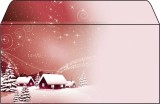 SIGEL Weihnachts-Umschlag Silent Night - DIN lang (110x220 mm), 50 Umschläge Weihn.Design Kuvert