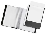 Veloflex® Sichtbuch Diamond - A4, PP, 12 Hüllen, 12 mm, schwarz Sichtbuch A4 schwarz 12 240 mm