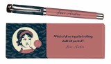 MOSES. Tintenroller Jane Austen Tintenroller Kappenmodell blau 13,5 cm