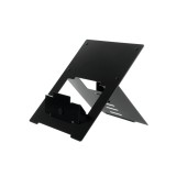 R-Go Tools Laptopständer Riser Flexibel - verstellbar, schwarz Notebookständer schwarz 210 mm