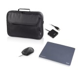 hama® Notebook Starterset - 15,6 Zoll, schwarz Laptoptasche schwarz Polytex 41 x 32 x 7 cm 15.6