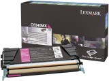 Lexmark Original Lexmark Toner-Kit magenta extra High-Capacity return program (00C5340MX,0C5340MX,C5340MX)