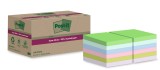 Post-it® SuperSticky Haftnotiz Super Sticky 100% Recycling Notes - 47,6 x 47,6 mm, sortiert, 12x 70 Blatt