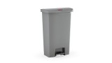Rubbermaid® Slim Jim® Step-On-Tretabfallbehälter - 90 L, grau Abfallsammler 90 Liter 352,8 mm