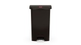 Rubbermaid® Slim Jim® Step-On-Tretabfallbehälter - 90 L, schwarz Abfallsammler 90 Liter 352,8 mm