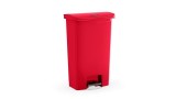 Rubbermaid® Slim Jim® Step-On-Tretabfallbehälter - 90 L, rot Abfallsammler 90 Liter 352,8 mm rot