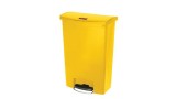 Rubbermaid® Slim Jim® Step-On-Tretabfallbehälter - 90 L, gelb Abfallsammler 90 Liter 352,8 mm
