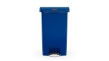 Rubbermaid® Slim Jim® Step-On-Tretabfallbehälter - 90 L, blau Abfallsammler 90 Liter 352,8 mm