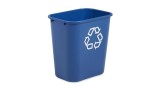 Rubbermaid® Recycling-Abfallkorb - 26 L, blau Abfallsammler 26 Liter 265 mm 380 mm 260 mm blau