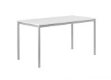 VEPA Kantinentisch - 130 x 74,5 x 80 cm, graphite/weiß Tisch graphite/weiß 130 cm 74,5 cm 80 cm
