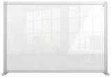 nobo® Schreibtisch-Trennwand Premium Plus - 140 x 100 cm, Acrylglas, klar Trennwand 140 cm 100 cm