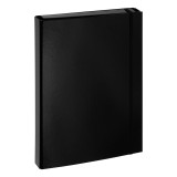 Pagna® Sammelbox Basic - A4, Gummizug, Karton, schwarz Dokumentenbox Basic schwarz A4 max 50 Blatt