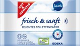 Gut & Günstig Feuchtes Toilettenpapier sensitiv - 2x 70 Stück Feuchttücher 2x 70 Stück
