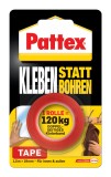 Pattex Klebeband - 19 mm x 1,5 m, doppelseitig, Tragkraft bis 120 kg Doppelklebeband 19 mm 1,5 m