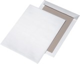BlessOF Papprückwandtasche C4, ohne Fenster, 120 g/qm, weiß, 100 Stück Papprückwandtasche C4