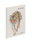 Pagna® Freundebuch Save me No. 3 - Tiger, 60 Seiten farbenfroh gestaltete Seiten zum Ausfüllen